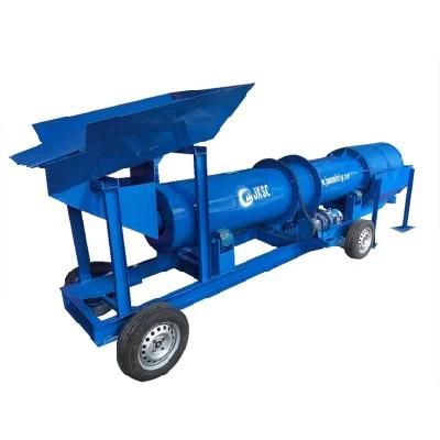 100tph Gold Dust Separate Equipment Gold Trommel Washing Drum Rotary Scrubber on Sale