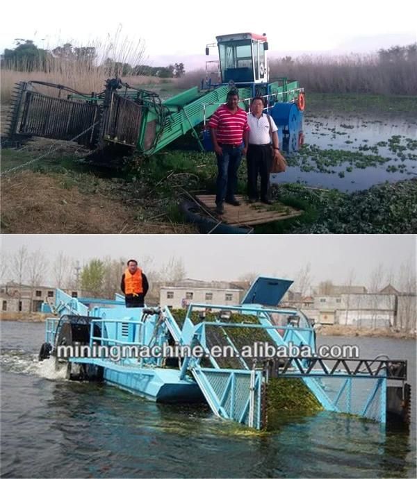 2022 Hot Sale Water Weed Cutting Harvester Machine Mowing Boat Water Hyacinth Harvester for Sale