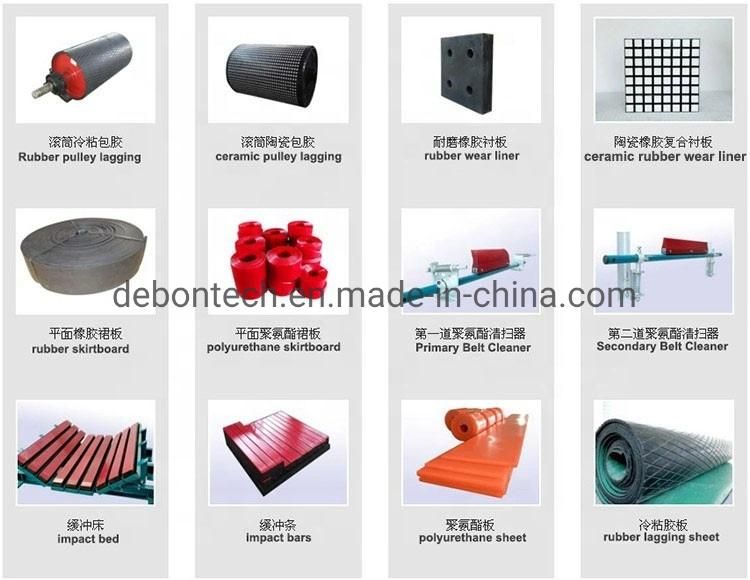 Chevron Conveyor Belt Rotary Brush Belt Cleaner