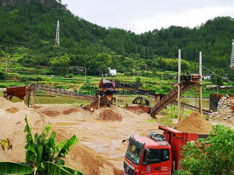 Full Sets Alluvial Rock Deposit Silica Sand Processing Equipment