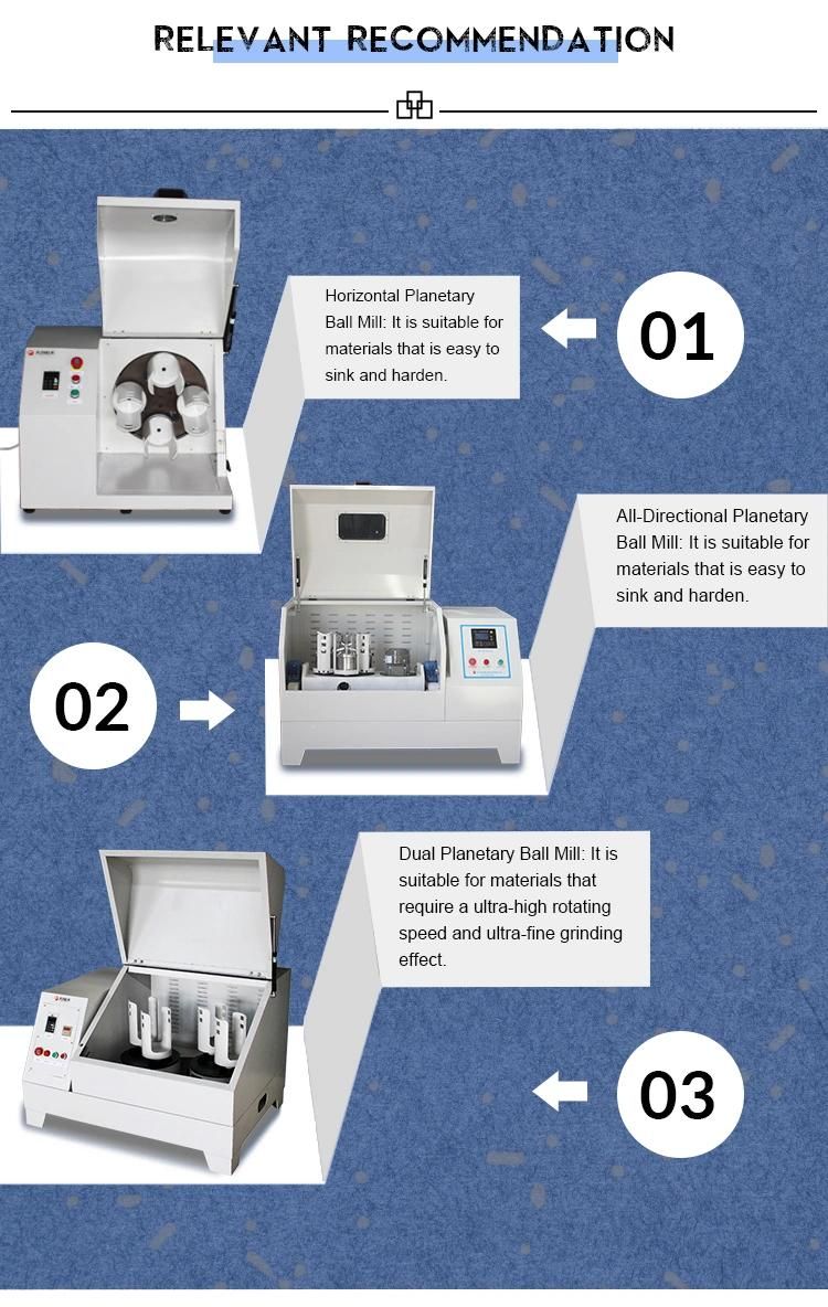 1L Light Lab Heavy-Duty Horizontal Used Nano Cryogene Cool Biobase Vertical High Energy Types of Planetary Ball Mill Price
