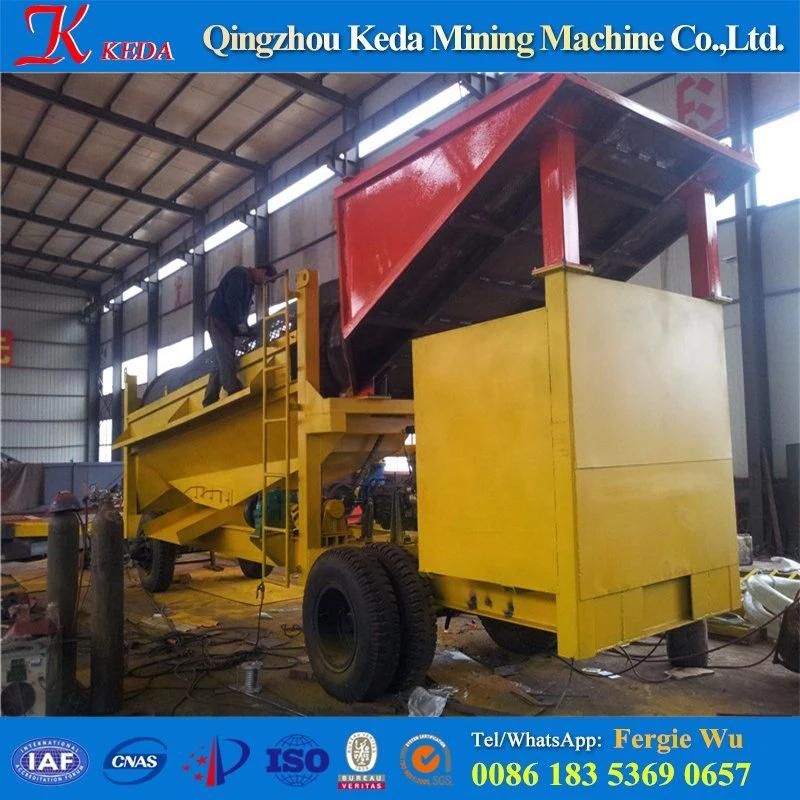 2017 Hot Sale Alluvial Sand Mini Gold Wash Plant Small Gold Placer Mining Equipment