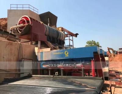 200tph Complete Set Gold Mining Equipment Trommel Scrubber in Nigeria