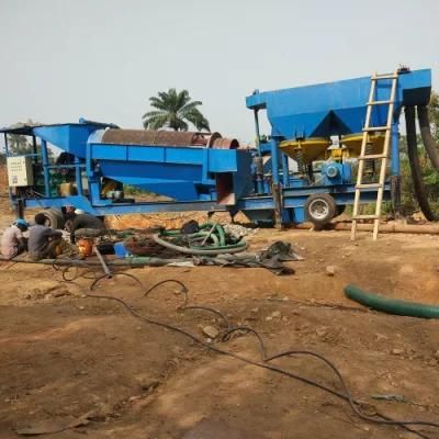 Gold Washing Plant Trommel Washing Plant Africa Popular Small Trommel 100 Tph Alluvial ...