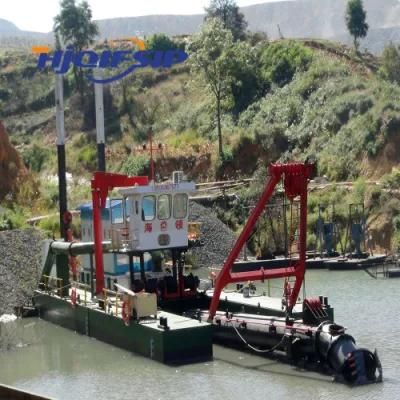 28 Inch Diesel Power Cutter Suction Sand Ship with High Pressure Pump for Dredging for ...
