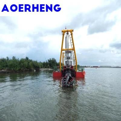 Weichai Diesel Engine Brand Cutter Suction Dredging Machinery with Underwater Pump
