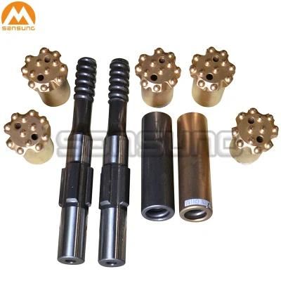 R32 R38 T38 T45 T51 Thread Drill Shank Adapter Striking Bar for Transmit Rotation Torque