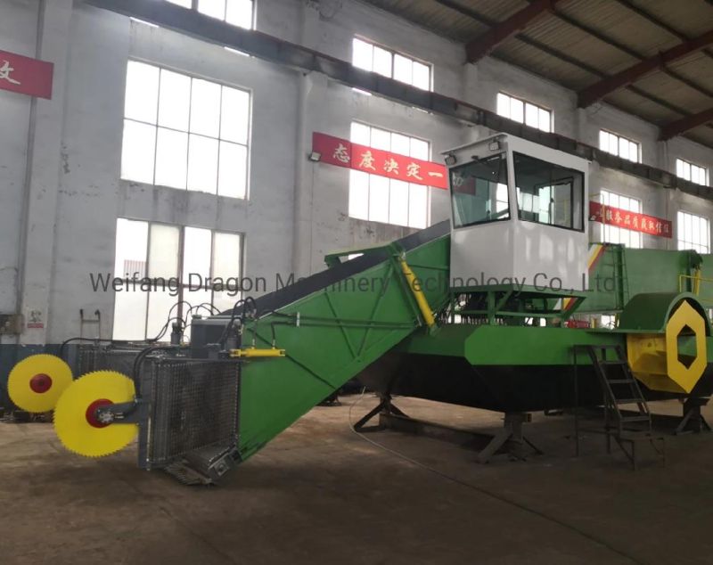 Mowing Vessel Water Hyacinth Collecting Boat / Ship / Vessel Garbage Salvage Aquatic Weed Harvester Machine
