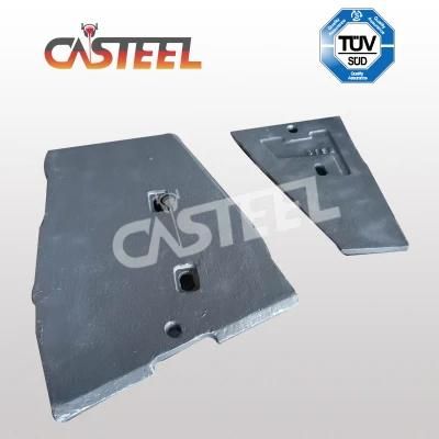 Japan Komatsu Br350jg Mobile Crusher Parts Jaw Die Cheek Plates