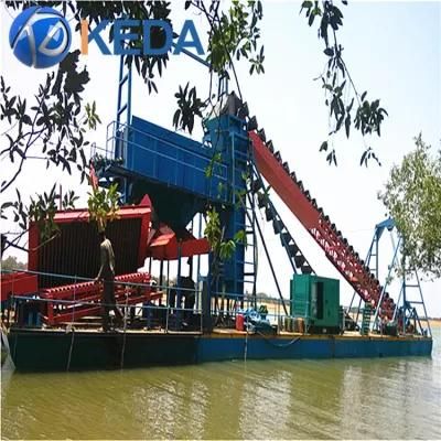Keda Chain Bucket Gold Dredger River Sand Gold Dredger Alluvial Gold Dredger Gold Mining ...