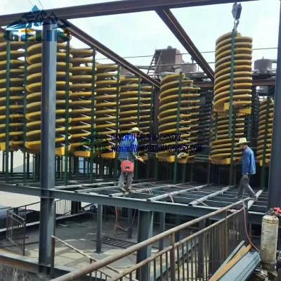 High Recovery Ratio Zircon Iron Mineral Concentration Spiral Separator