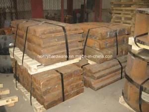 Jaw Plate Made of High Manganese Steel Castings