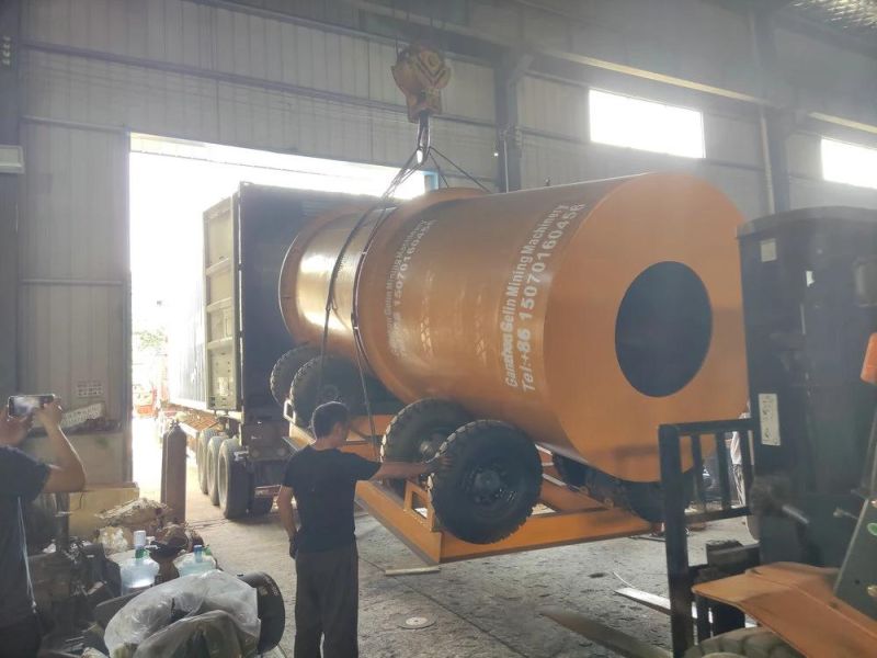 Full Set Copper Ore Processing Equipment with Drum Rotary Scrubber