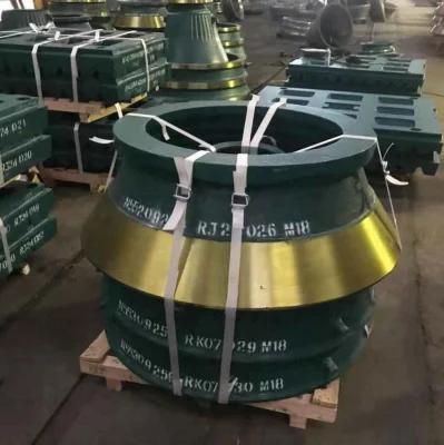 Hytoncasting Cone Crusher HP Spare Wear Parts Mantle and Concave for Stone Quarry Thailand