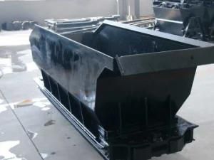 Underground Rail Wagon 6 M&sup3; Bottom Dump Mining Cart