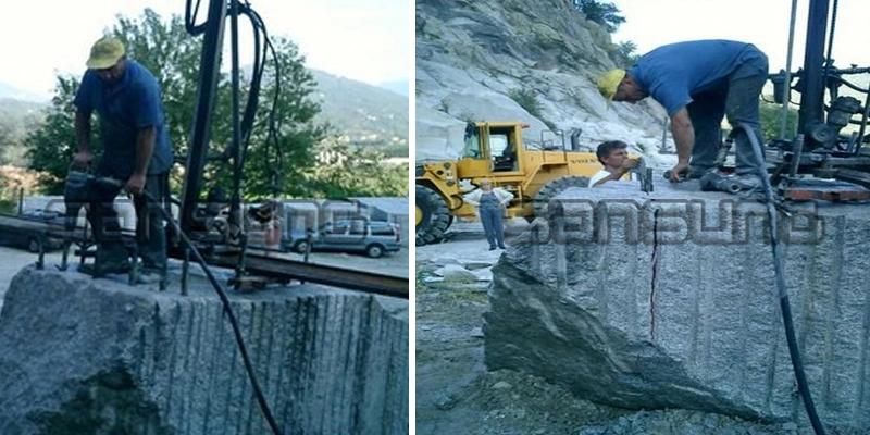 Pneumatic Wedge Splitter Hammer Breaking for Stone and Concrete Blocks