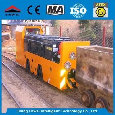 14 Ton Explosion-Proof Tunnel Electrical Battery Mine Rail Locomotive for Coal Mine