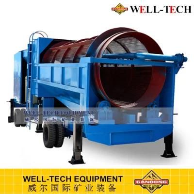 Sand Mining Machine Trommel Screen and Sluice Box