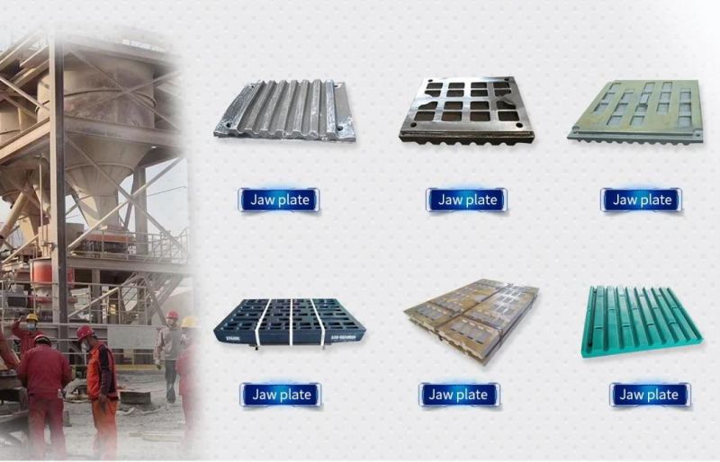 Casting Foundry Direct Supply High Manganese Jaw Plate Crusher Spare Parts C110