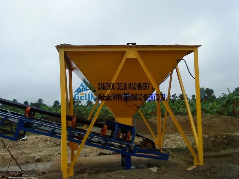 Portable Large Non Slip Rubber Roller Flat Belt Conveyor