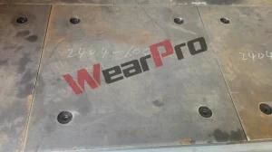 Protecting Hopper with Bimetallic White Iron Wear Plates