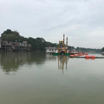 Hot-Sale Hydraulic Cutter Suction Sand Dredger/ Dredging Machine in Port with Spud ...