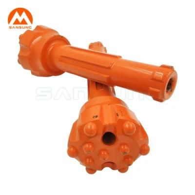 64mm and 76mm Borehole Drilling Br1 DTH Hammer and Button Bit Without Footvalve