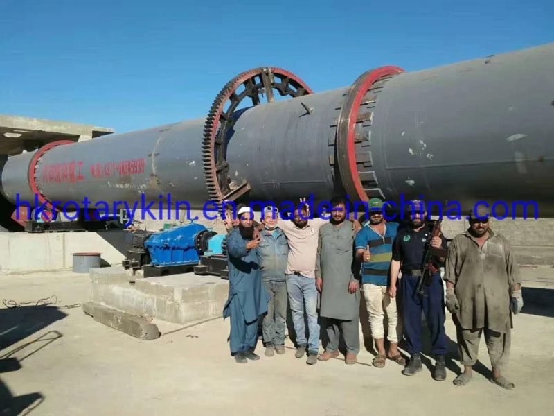 China Small Kaolin Rotary Kiln Machine