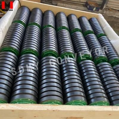 Conveyor Impact Idler Impact Roller with Natural Rubber Disc