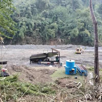 Alluvial Movable Gold Mining Trommel Screen