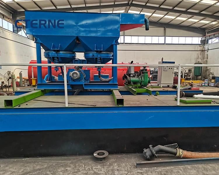 Diamond Gold Dredge Alluvial Gold Mining Equipment Suction Dredge Placer Concentrator River Power Jet Dredge Ore Prospecting Mining Machinery