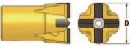 Granite Quarry Drilling Tapered Button Bits
