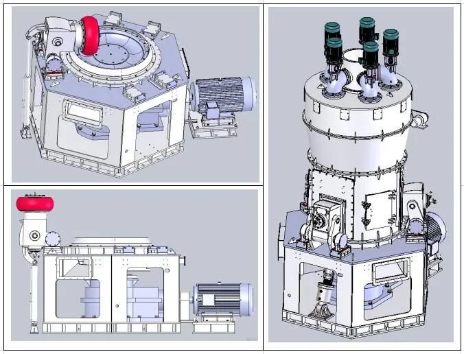Factory Price Brucite Powder Vertical Grinding Roller Mill