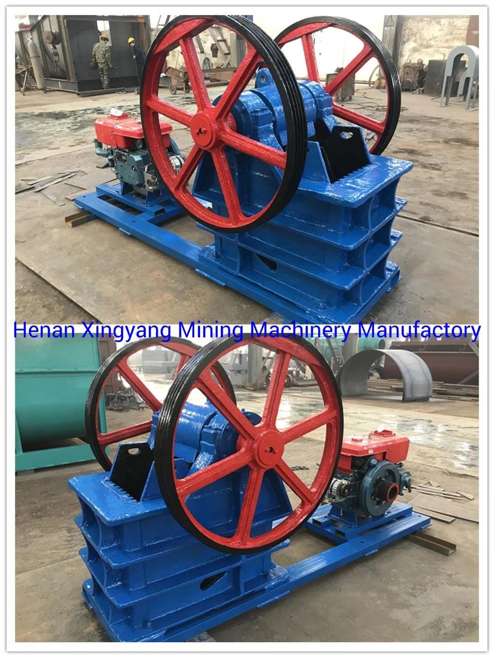 China Made 10tph Fixed Diesel Engine Jaw Crusher PE250X400