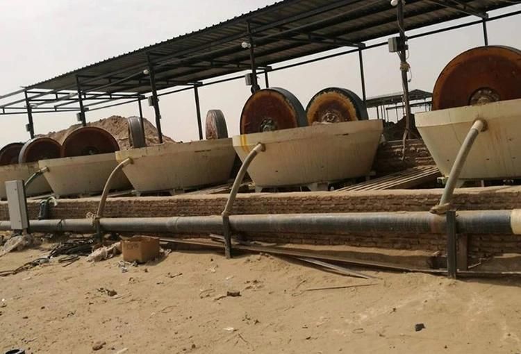 Wet Grinding Mill, Wet Pan Mill for Gold Ore Milling