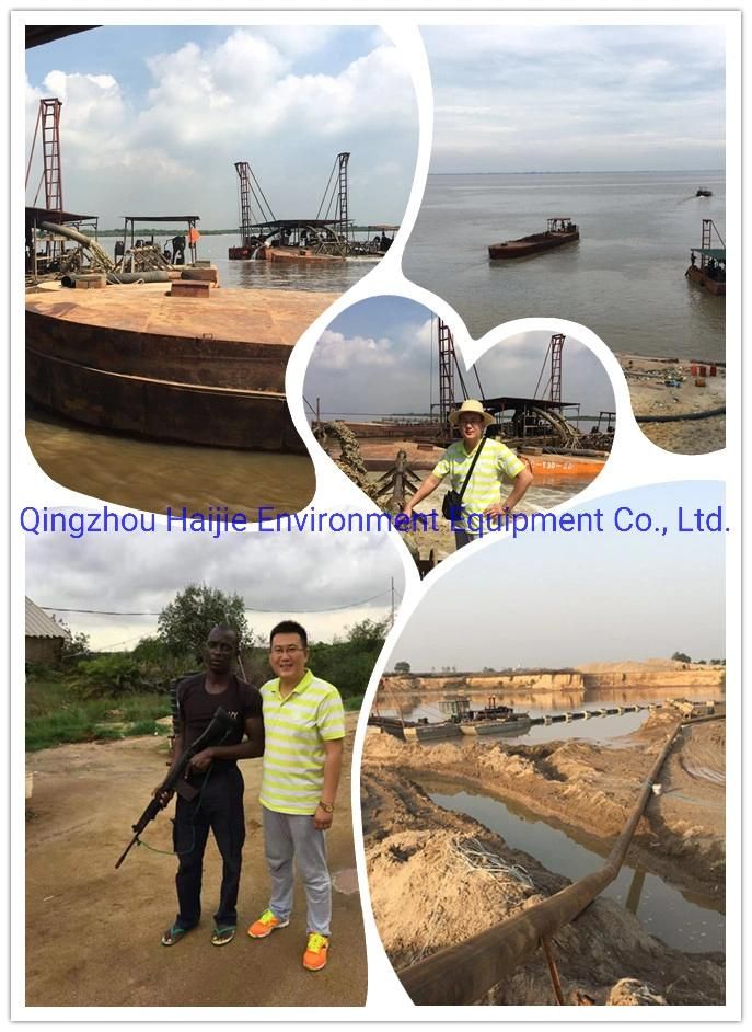 Jet Suction Dredger with Long Discharge Distance Pumping Sand for Sale