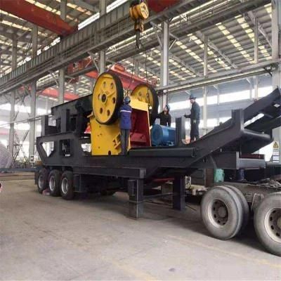 Mobile Stone Crusher Plant Granite Stone Crushing Line Mining Jaw Crushing Equipment ...