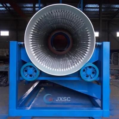 Large Capacity Mobile Sand Gravel Washing Gold Scrubber Trommel Screen