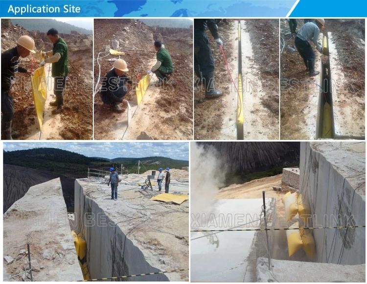 Quarry Reusable Overturning Cushions for Marble Block and Other Stones