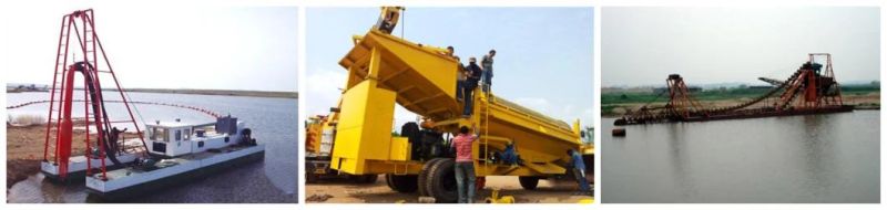 Eterne 150m3/Hour Bucket Chain Gold Dredger/Dredging Ship/Dredging Vessel for Sales in South America