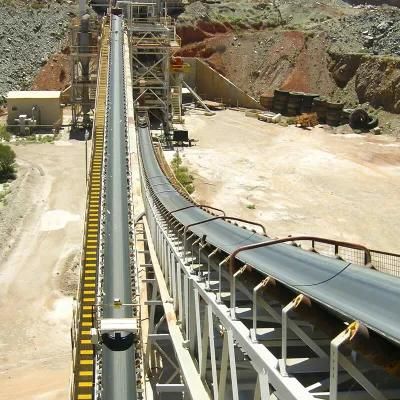 Wear-Resistant Crushed Aggregates Trough Belt Conveyor