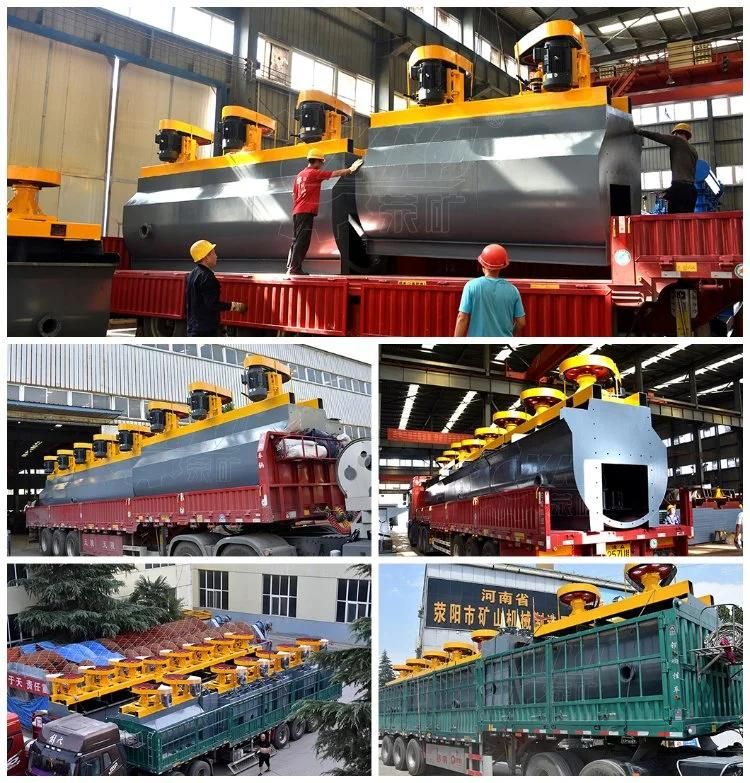 Flotation Machine Is Used for Non-Metallic Ore Separation/Foam Flotation in Concentrator