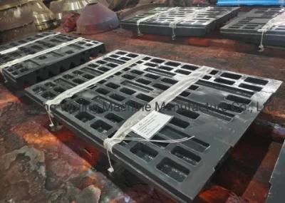 Jaw Crusher Casting Steel Parts Cheek Plate Jaw Plate Liners