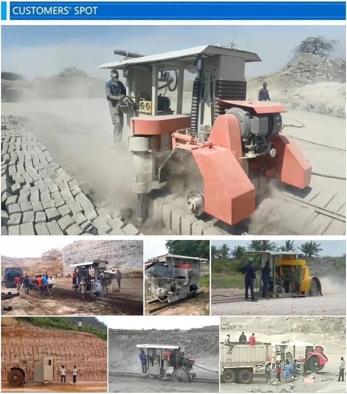 Multi-Blade Laterite Red Stone Cutting Machine Sandstone Quarry Stone Block Brick Cutting Machine for Limestone Vertical-Horizontal Cutting Hkss-1400