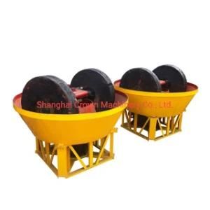 Double Roller Mill Mix Grinding Wet Pan Mill for Sale