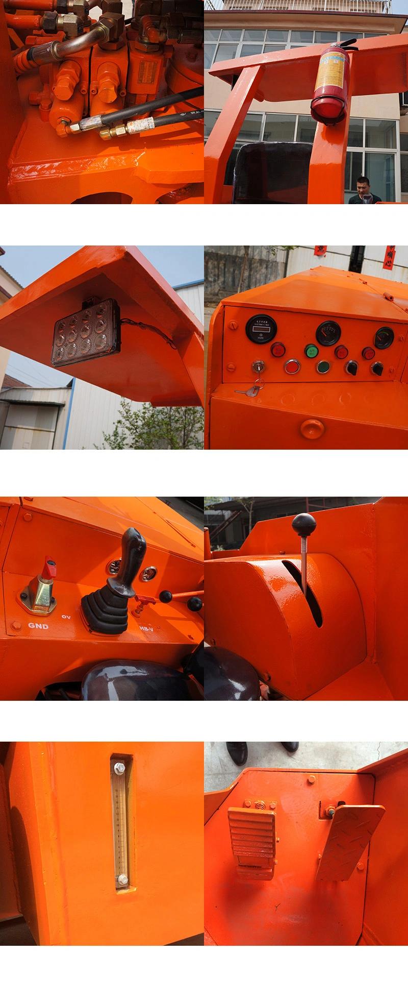 Diesel Underground Mining front discharge Wheel Loader with big capacity