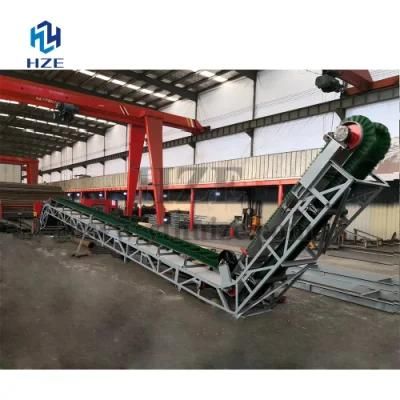 Gold Ore Ball Mill Feed Corrugated Sidewall Belt Conveyor of Mineral Processing Plant