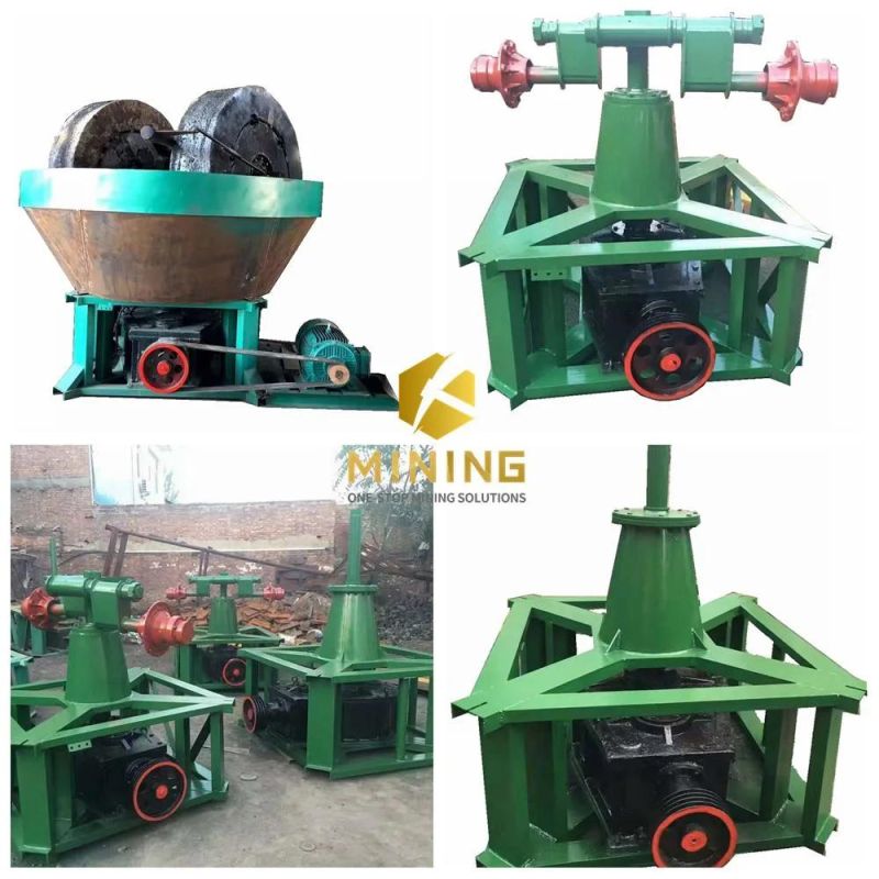 Wet Pan Mill Grinding Gold Machine with Powerful Productivity
