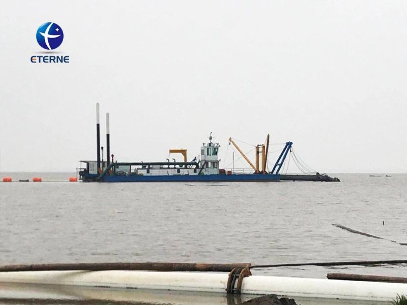 CSD300 Sand Dredging Machine Equipment Hydraulic Canal Ports Pumping Boat River Mining Silt Clay Mud Cutter Suction Dredger Boat Price