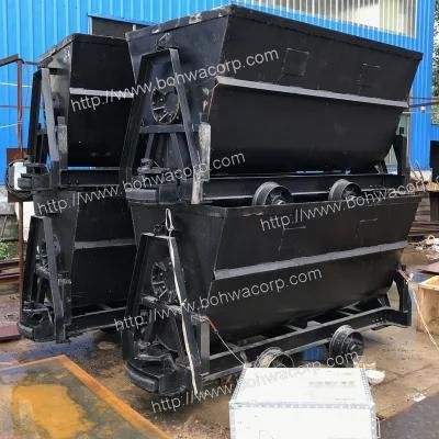 0.75cbm Volume Tipping Bucket Side Dumping Mine Car